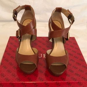 GUESS strappy heels